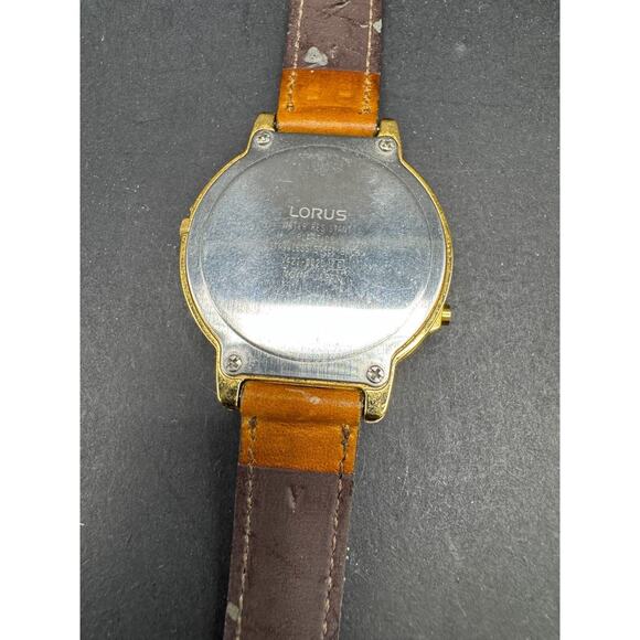 Lorus Disney Musical Mickey & Minnie Love Watch With Brown Leather Band main image 5